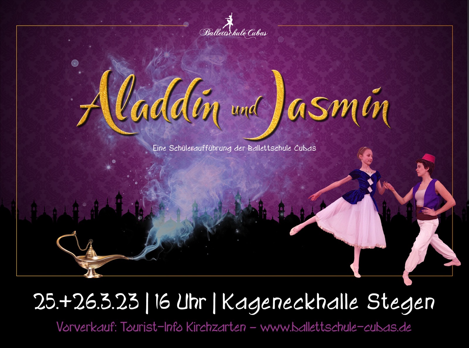 Ballettaufführung „Aladdin und Jasmin“ – 25. & 26.03.2023